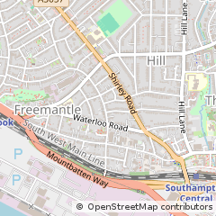 Map of Southampton, Hampshire