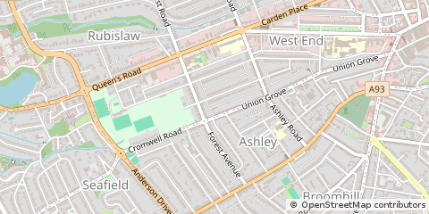 Map of Aberdeen