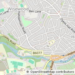 Map of Sheffield