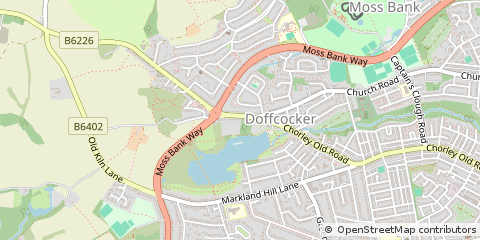 Map of Bolton, Greater Manchester