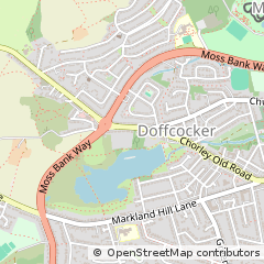 Map of Bolton, Greater Manchester