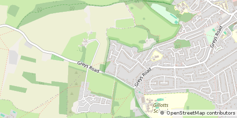 Map of Henley-on-Thames, Oxfordshire