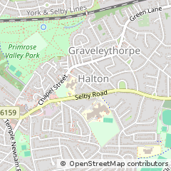 Map of Leeds, West Yorkshire