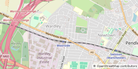 Map of Manchester