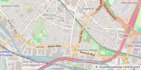 Map of West Bromwich