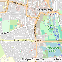 Map of Dartford