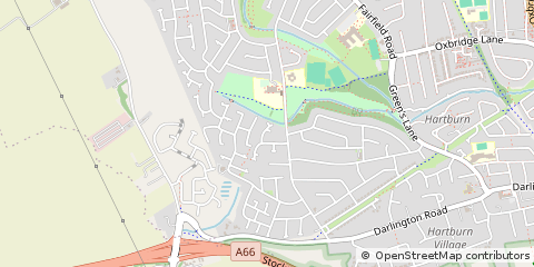 Map of Stockton-on-Tees