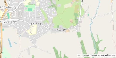 Map of Stoke-on-Trent, Staffordshire