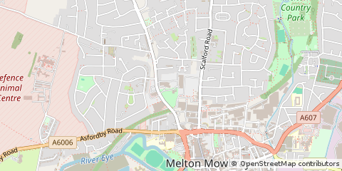 Map of Melton Mowbray