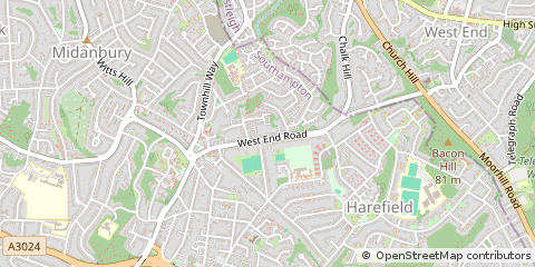 Map of Southampton