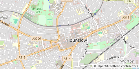 Map of Hounslow