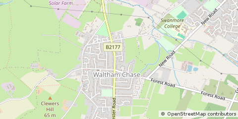 Map of Southampton, Hampshire