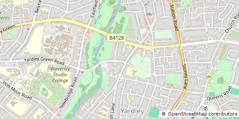 Map of Birmingham, West Midlands