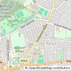 Map of Bedford
