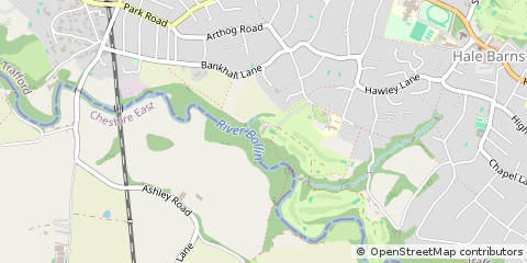 Map of Altrincham