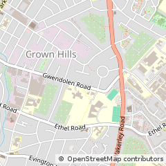 Map of Leicester
