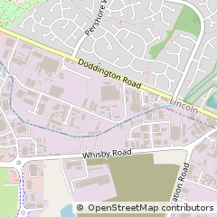 Map of Lincoln, Lincolnshire