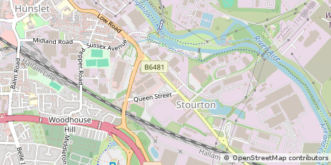 Map of Leeds, Lancashire