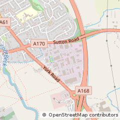 Map of Thirsk, North Yorkshire