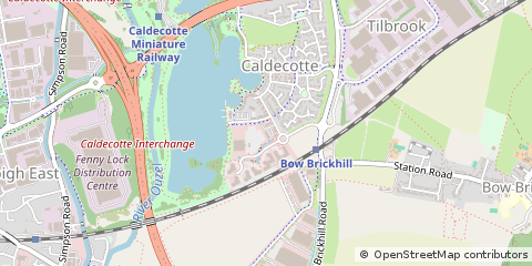 Map of Milton Keynes