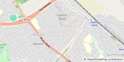 Map of Middlesbrough