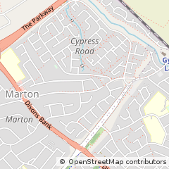 Map of Middlesbrough