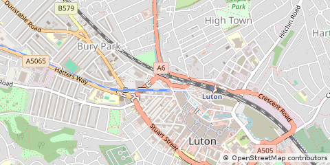 Map of Luton