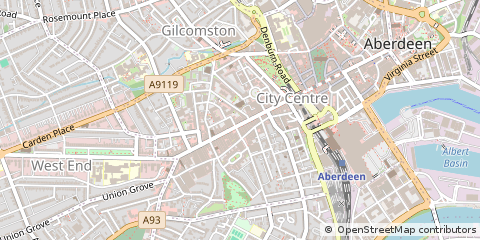 Map of Aberdeen