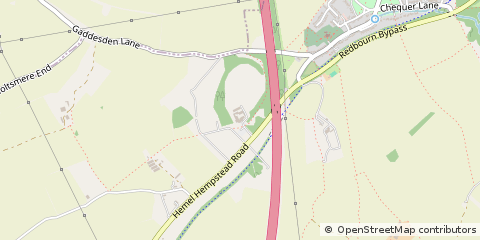 Map of ST. Albans, Hertfordshire