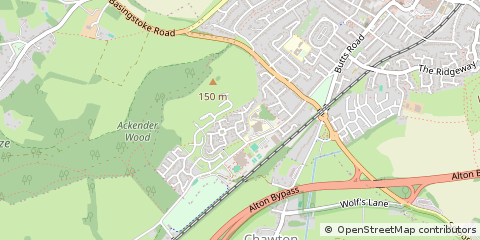 Map of Alton, Hampshire
