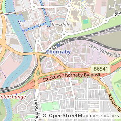 Map of Stockton-on-Tees