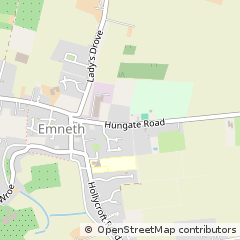 Map of Emneth, NR. Wisbech