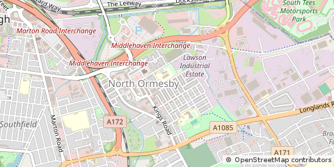 Map of Middlesbrough