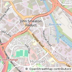 Map of Leeds, West Yorkshire