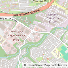 Map of Blantyre, Glasgow, South Lanarkshire