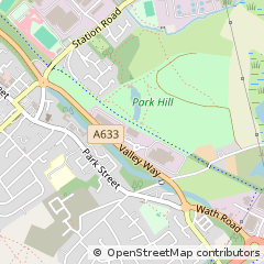 Map of Barnsley, South Yorkshire