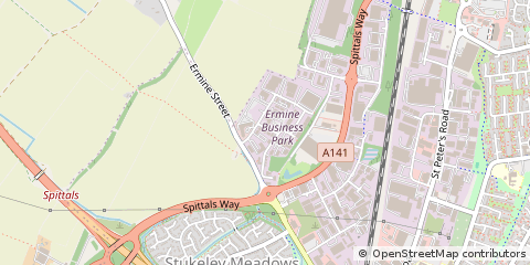 Map of Huntingdon, Cambridgeshire