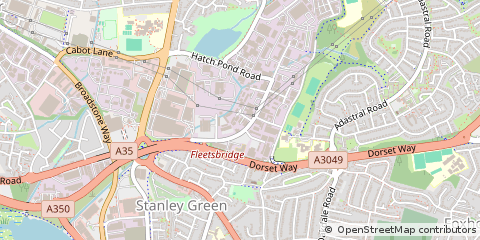 Map of Poole