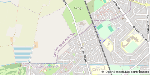 Map of Kingston Upon Hull