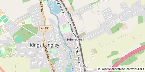 Map of Kings Langley