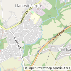 Map of Pontypridd