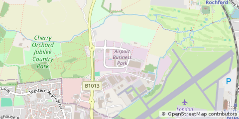 Map of Rochford, Essex