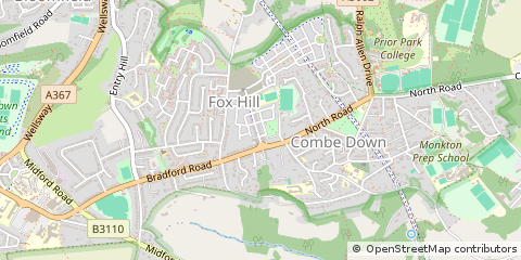 Map of Bath