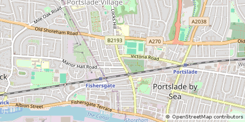 Map of Brighton, East Sussex