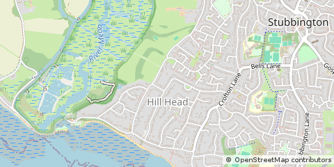 Map of Fareham