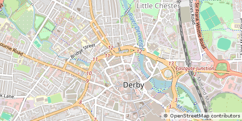Map of Derby