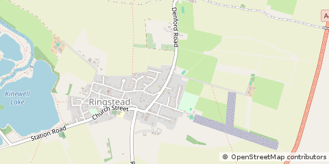 Map of Kettering, Northamptonshire