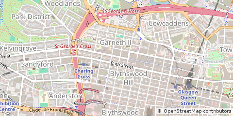 Map of Glasgow