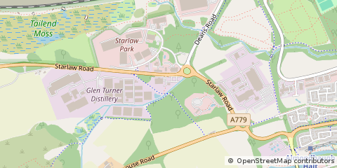Map of Livingston, West Lothian