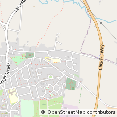 Map of Leicester, Leicestershire